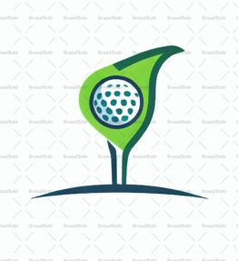 Golftee und Ball